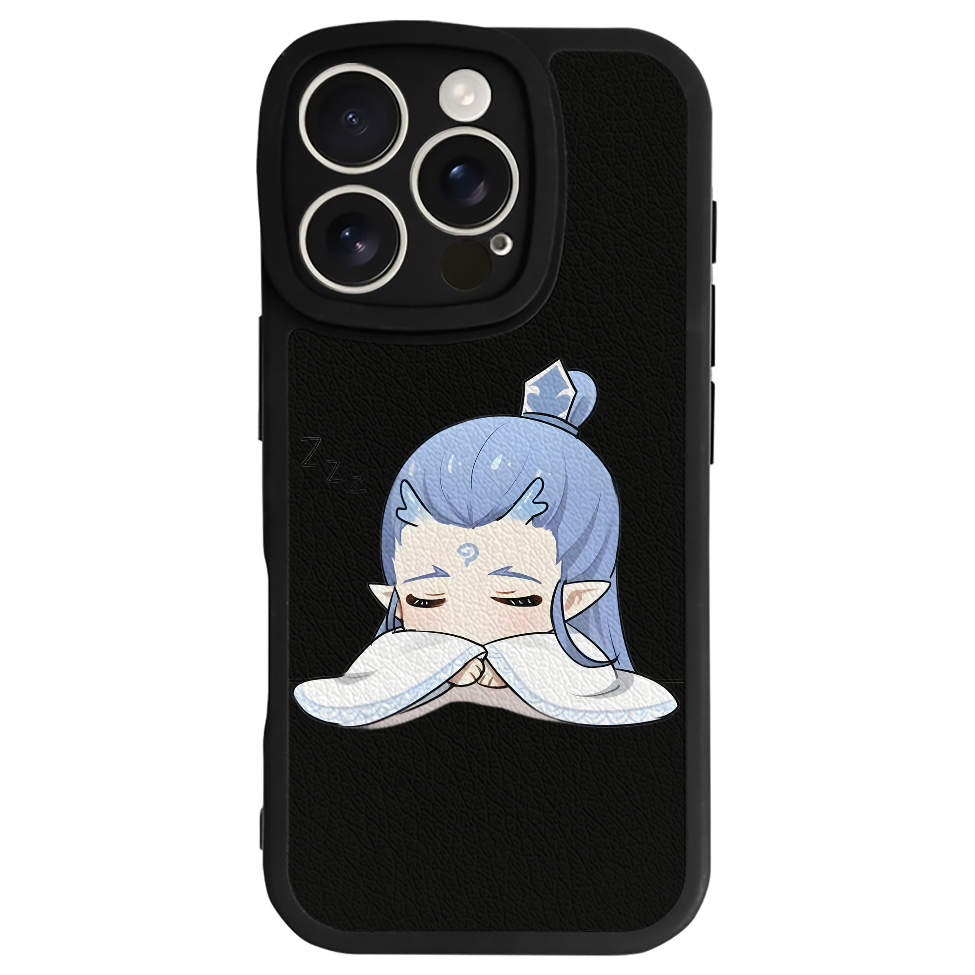 （画像用） Ne Zha 2 ナタ 魔童の大暴れ 【iPhone 16シリーズ対応】シリコンスマホケース（レザー調） 材質：シリコン